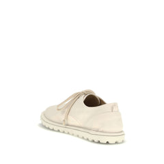 White Cotton Oxfords And Derbies