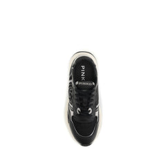 Black Calf Leather Bos Taurus Athletic Sneakers