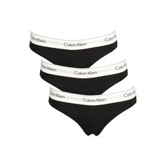 Black Cotton Women Underwear