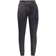 Blue Cotton Men's Track Pant