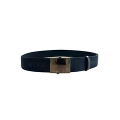Black Polyester Men's Belt