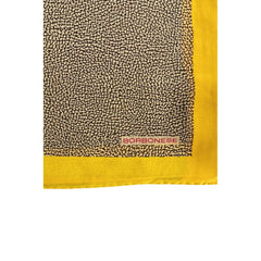 Yellow Silk Women Scarf