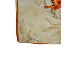 Beige Silk Women Scarf