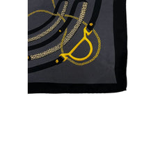 Black Silk Women Scarf