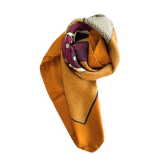 Arancione Silk Women Scarf