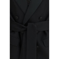 Black Fleece Wool Blazer