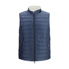 White Polyamide Sleveless Jacket