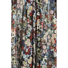 Multicolor Silk Casual Dress