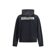 Black Cotton Sweatshirt
