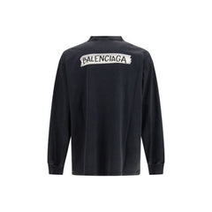 Black Cotton Sweatshirt