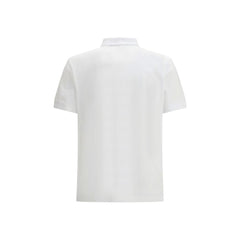 White Cotton Polo Shirt