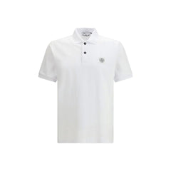 White Cotton Polo Shirt