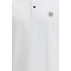 White Cotton Polo Shirt