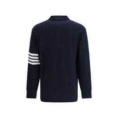 Blue Cotton Polo Shirt