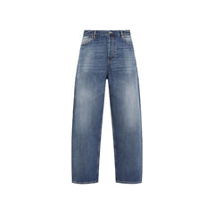 Blue Cotton Jeans Denim