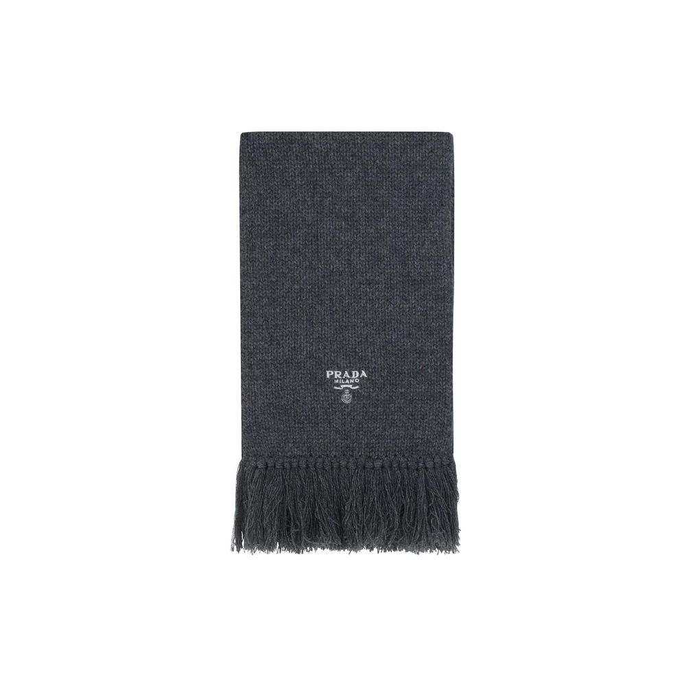 Gray Cashmere Scarf