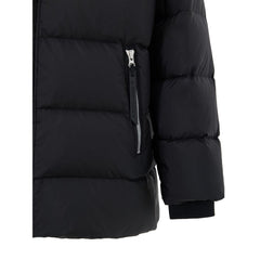 Black Nylon Jackets And Coat