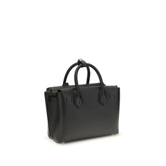 Black Calf Leather Bos Taurus Handbag