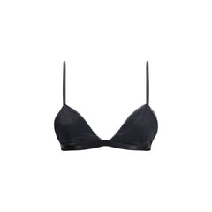 Black Viscose Bra
