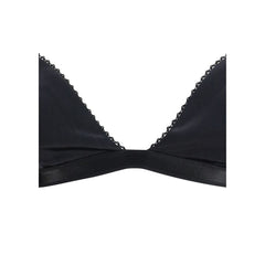 Black Viscose Bra
