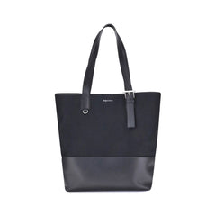 Black Fabric Shoulder Bag