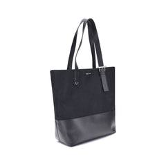 Black Fabric Shoulder Bag