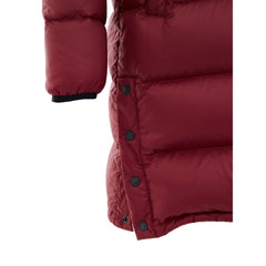 Bordeaux Cotton Full-Length Jacket