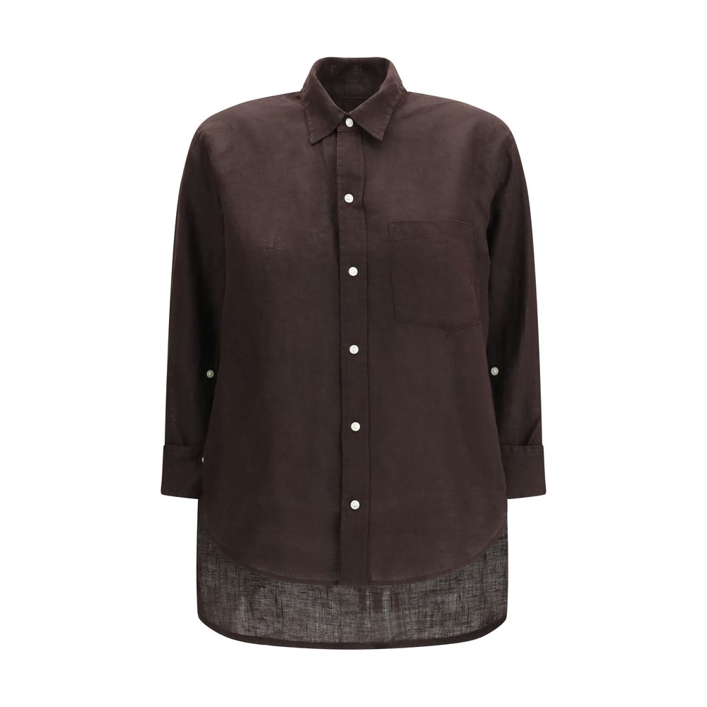 Brown Linen Shirt