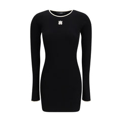 فستان كاجوال أسود من الفسكوز