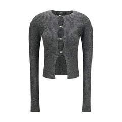 Black Viscose Cardigan