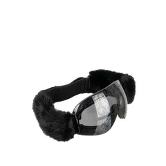 Black Fur Sunglasses