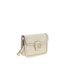 White Leather Shoulder Bag