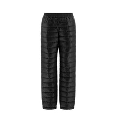 Black Polyamide Casual Pants