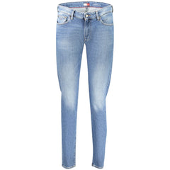 Blue Cotton Women's Slim Jeans