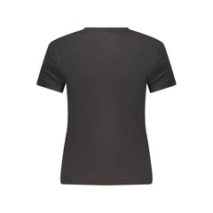 Black Cotton Women's T-Shirt