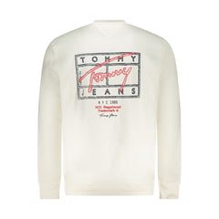 White Cotton Men's Sweatshirt