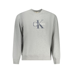Gray Cotton Men's Sweatshirt