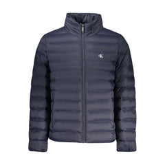 سترة رجالية من البولي أميد الأزرق