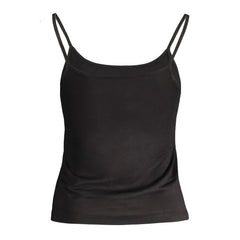 Black Cotton Women's Tank Top