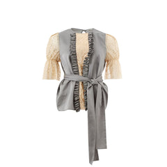 Multicolor Textile Top Sleepwear