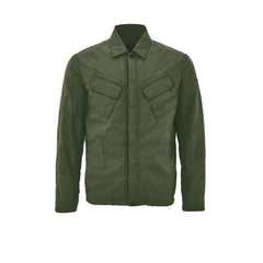Green Polyester Coat