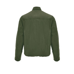 Green Polyester Coat