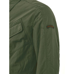 Green Polyester Coat