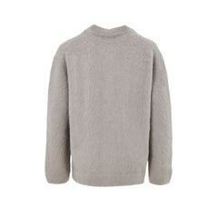 كارديغان من الصوف باللون البيج