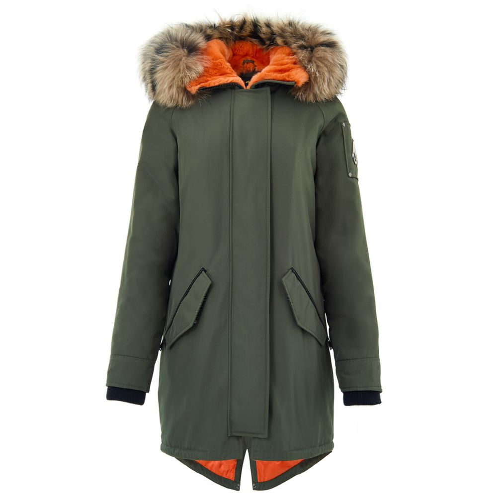Green Cotton Parka