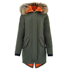 Green Cotton Parka