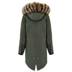 Green Cotton Parka