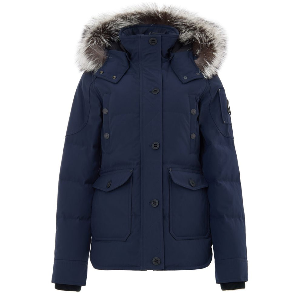 Blue Cotton Parka