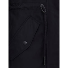 سترة قطنية سوداء