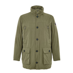 Green Polyester Coat